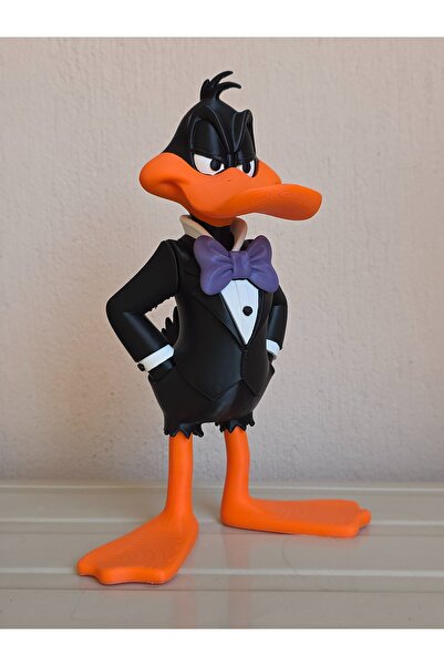 T.Gift 3D Daffy Duck Detaylı ve Renkli Büyük Figür 26 Cm