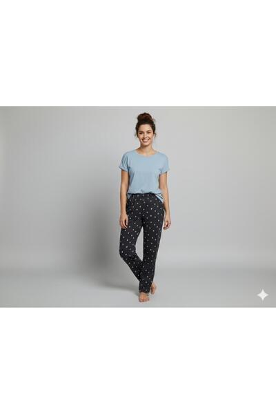FAMES PİJAMA Women's Seasonal Thin Pajama Bottoms