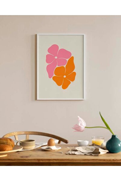 Thetic Hanna KL - Floral Pair - Poster de perete PREMIUM fără ramă cu estetică modernă