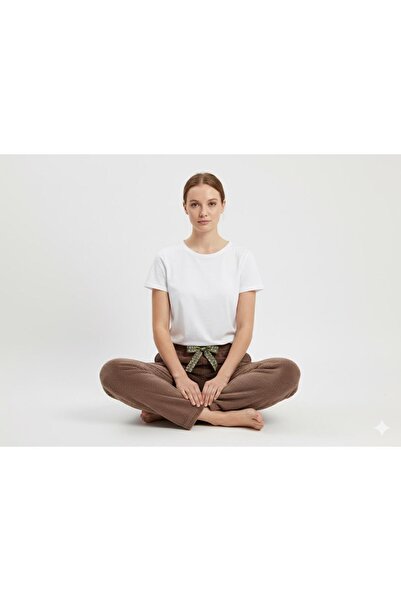 FAMES PİJAMA Winter Plush Women's Pajama Bottoms