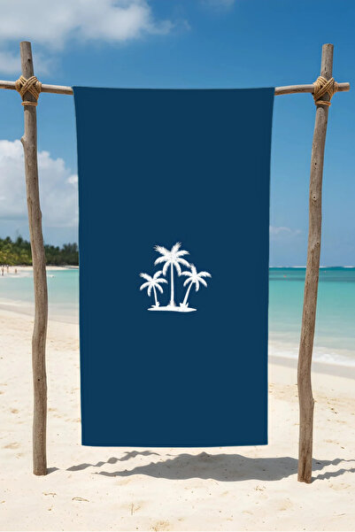 BETHA Palm Tree Patterned Cotton Beach Towel – Patterned Design