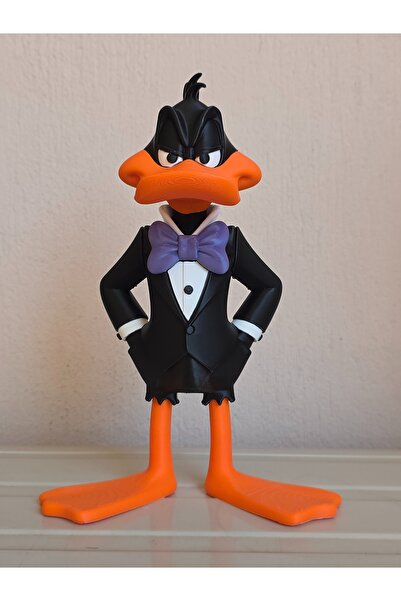 T.Gift 3D Daffy Duck Detaylı ve Renkli Büyük Figür 26 Cm