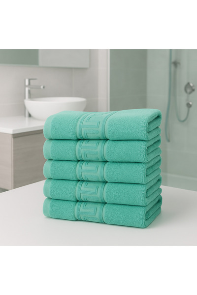 Truva Grup Set of 5 Towels 50/90 cm, Truva Greek