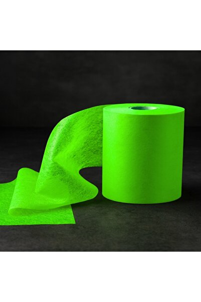 Kuzey Light Green Tela Fabric 100 Meters Light Green Decoration Fabric Fiber Decoration Tulle Car Flower Dirt Wedding