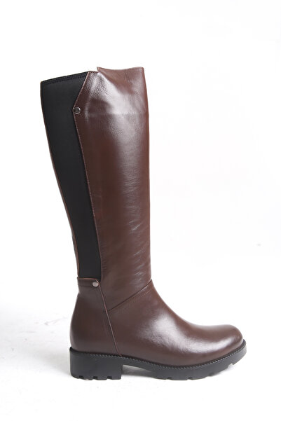 Solo Bag Genuine Leather Elastic Stylish Brown Casual Boots