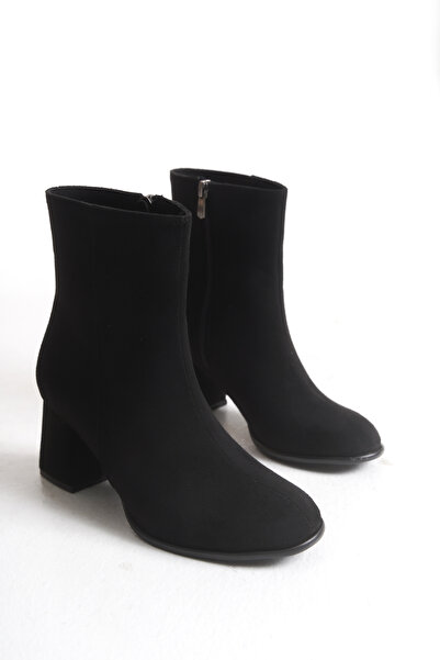 Solo Bag Women's New Season Heeled Zippered Daily Comfortable Fit Boots