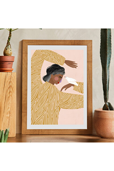 woodhomeworks One Piece Living Room Office Decor Pictură Vrynt