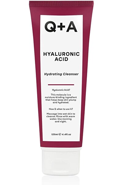 Q+A غسول مرطب بحمض الهيالورونيك لتعزيز ترطيب بشرتك من كيو+إيه، 125 مل