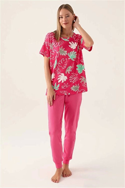Eng Rolypoly 3386-S Women's Short Sleeve Pajama Set
