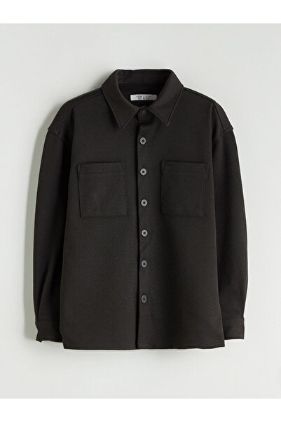 LC Waikiki Lcw vision textured boy's shirt jacket