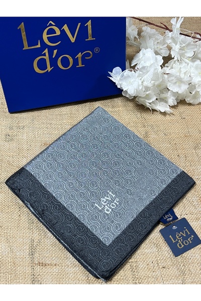 Aydmr Aksesuar Levidor Halka Desen Monogram Eşarp