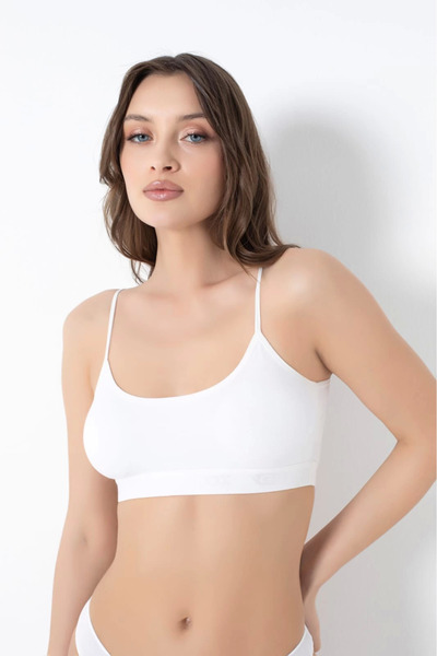 Kocabey G-Box 941 Bamboo Thick Strap Bustier with Pads