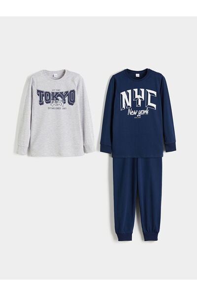 LC Waikiki Bisiklet Yaka Erkek Çocuk Pijama