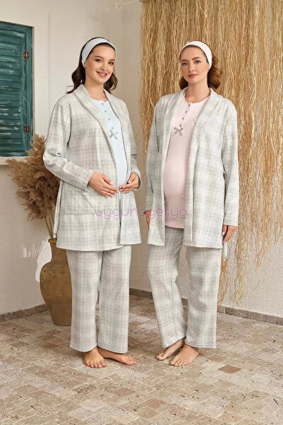 Baha Ba-ha 4425 Післяпологовий зимовий 3-комплектний піжамний костюм