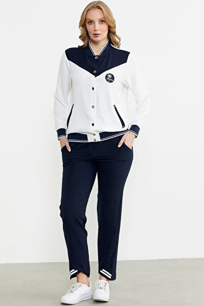 Sementa 76469 Color Block Crepe Suit