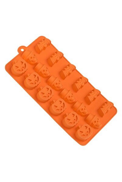 OEM Silicone Mold with 18 Compartments Halloween 11x1.5x21.5cm