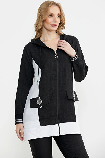 Sementa 76448 Linen Look Hooded Tunic Set