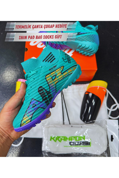 AİRBOOM Pro Krampon Seti+Tekmelik+Çanta+Çorap