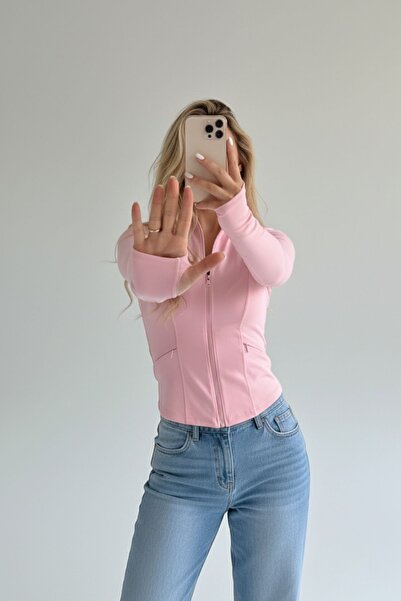 Gofeel Y2k Rover Fermuarlı Bluz