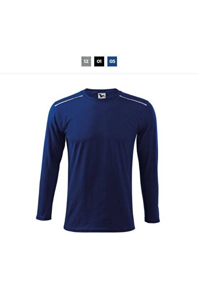 Malfini Tricou unisex cu mânecă lungă MÂNECĂ LUNGĂ Albastru XL