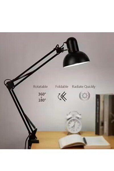 Generic Tertial Led Work Lamp Metal warm lightning Black 13cm