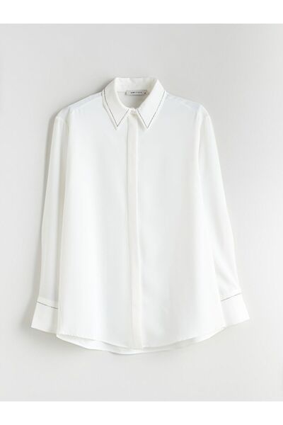 LC Waikiki LCWAIKIKI Classic Loose Fit Aerobin Kadın Gömlek