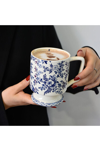 fun zone Ceramic Coffee Mug, 420ml Large Practical Family Coffee Cup