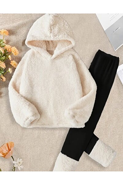 shop Combinație de blană din 2 piese, potrivită pentru uz zilnic