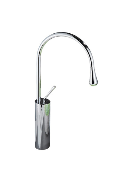 BisDesign ® Bathroom Sink/Bathtub Faucet, Glossy Chrome Color, Modern Model, Thin Spout, Size 47 cm