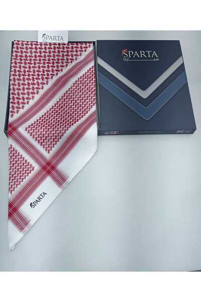 Loren Men's red Sparta shemagh