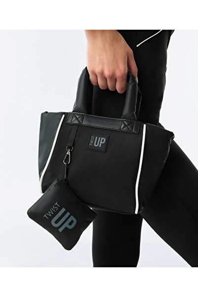 Twist Double Piece Bag with Contrast Trim