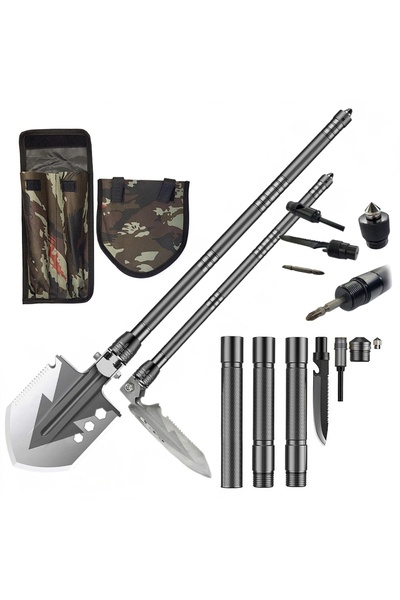 Other Military Tactical Survival Folding Shovel + Sharp Case