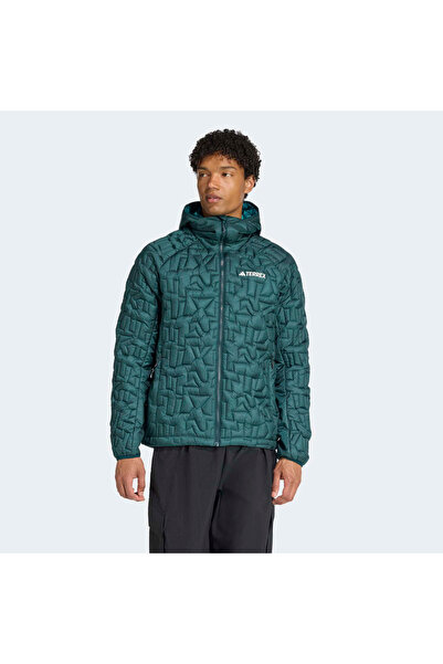 adidas Terrex Xperior PrimaLoft Erkek Yeşil Mont (JL9744)