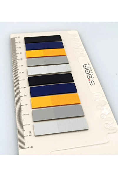 sibga tasarım Transparent Color Postit Post-It Post It. Book Marker Bookmark Postit Sticker Note Paper 200 Sheets