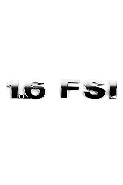 Yan Sanayi حروف كروم لصندوق السيارة 1.6 FSI متوافقة مع جولف 5 2003>2008