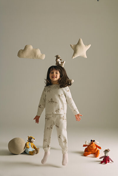 Hays Kız Çocuk Pamuklu Uzun Kollu Pijama Takımı