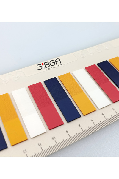 sibga tasarım Transparent Color Postit Post-It Post It. Book Marker Bookmark Postit Sticker Note Paper 200 Sheets