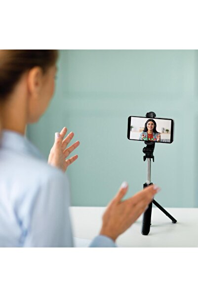 Polosmart PSM137 Işıklı Uzaktan Kumandalı Tripod Siyah