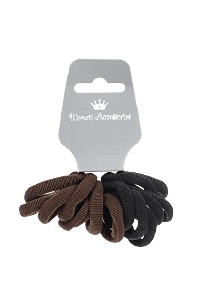 SHOPIENS Set 14 elastice de păr Shopiens® pentru femei, frotte de culoare nea...