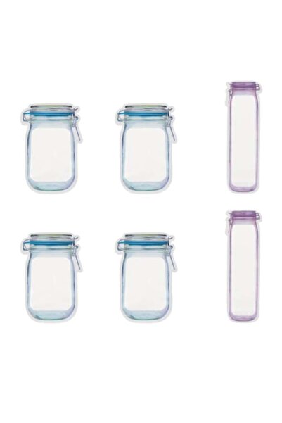 SHOPIENS Set 6 pungi de depozitare reutilizabile Shopiens®