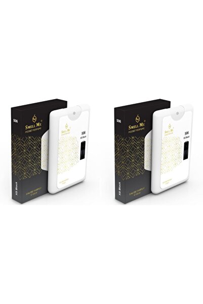 Smell Me عطر جيب 506 برائحة خشبية عطرية مستوحاة من PR BLK Exes عبوة من قطعتين