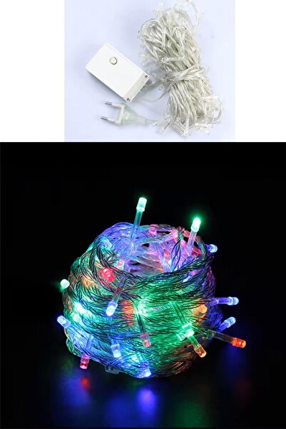 Murido Dekoratif Animasyonlu 100 Ledli 10 Metre Çok Renkli Fişli - Yılbaşı Sü...