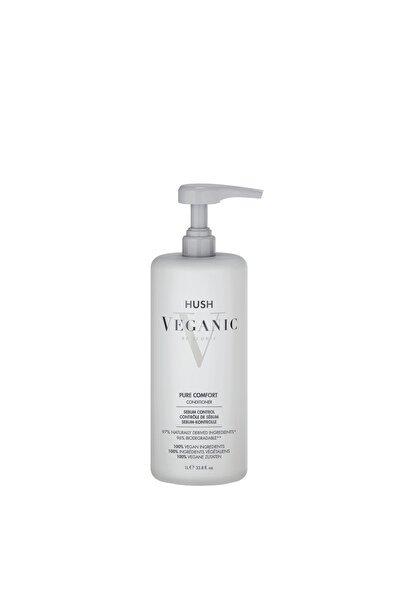 HUSH Veganic Pure Comfort Yağlı Saçlar İçin Dengeleyici Saç Kremi 1000 ml