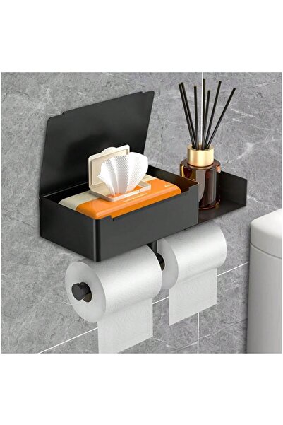 SINZO Θήκη χαρτιού τουαλέτας 3 σε 1, Περιλαμβάνεται κιτ εγκατάστασης, Ανοξείδ...