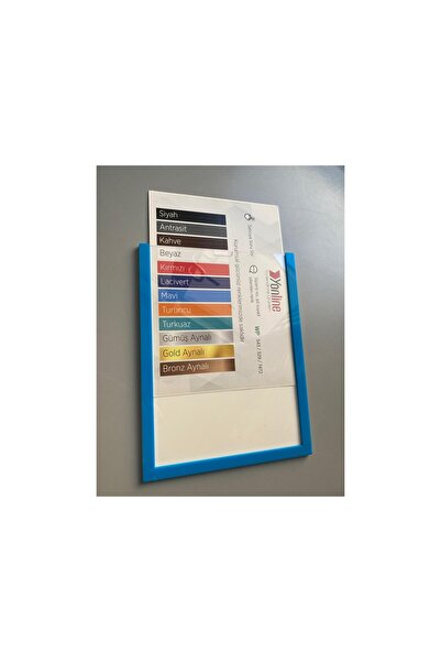 Yönline 2Pcs A4 Blue Document Certificate Frame Self-Adhesive Easy to Replace Foil