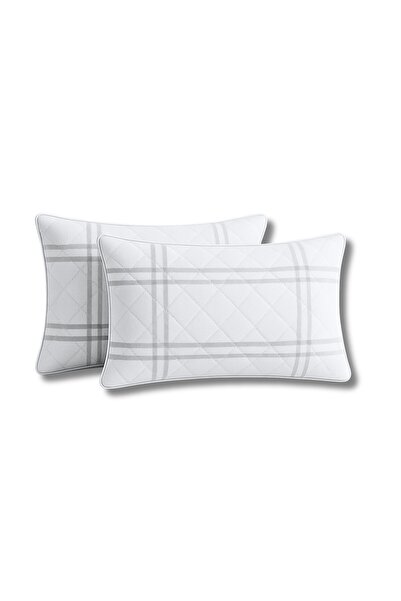 Somnart Set de 2 perne matlasate confortabile cu grilă 50x70 cm