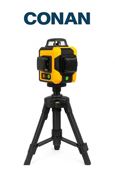 CONAN COWS616 4D 16-Line Green Laser Level with Controller & Adjustable Tripod