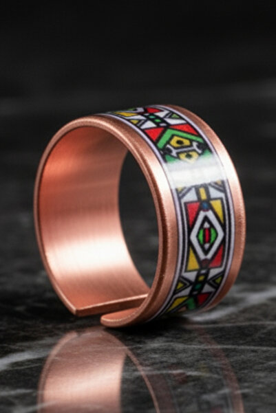 OSMANLI GÜMÜŞ Women's Copper Ring - Elena Model Special Edition Ring