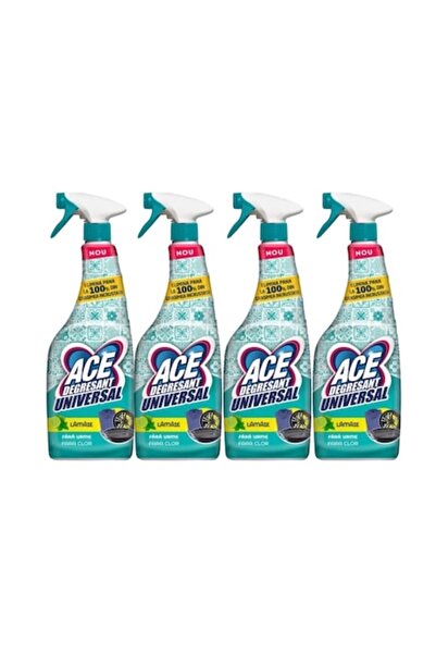 ACE Set 4x Universal Degreasing Spray Solution 550ml Lemon