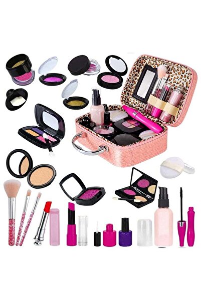 Arabest Kids Girls Makeup Kit,Washable Makeup Toys,Makeup Toys,Tote Bag,Age 3...